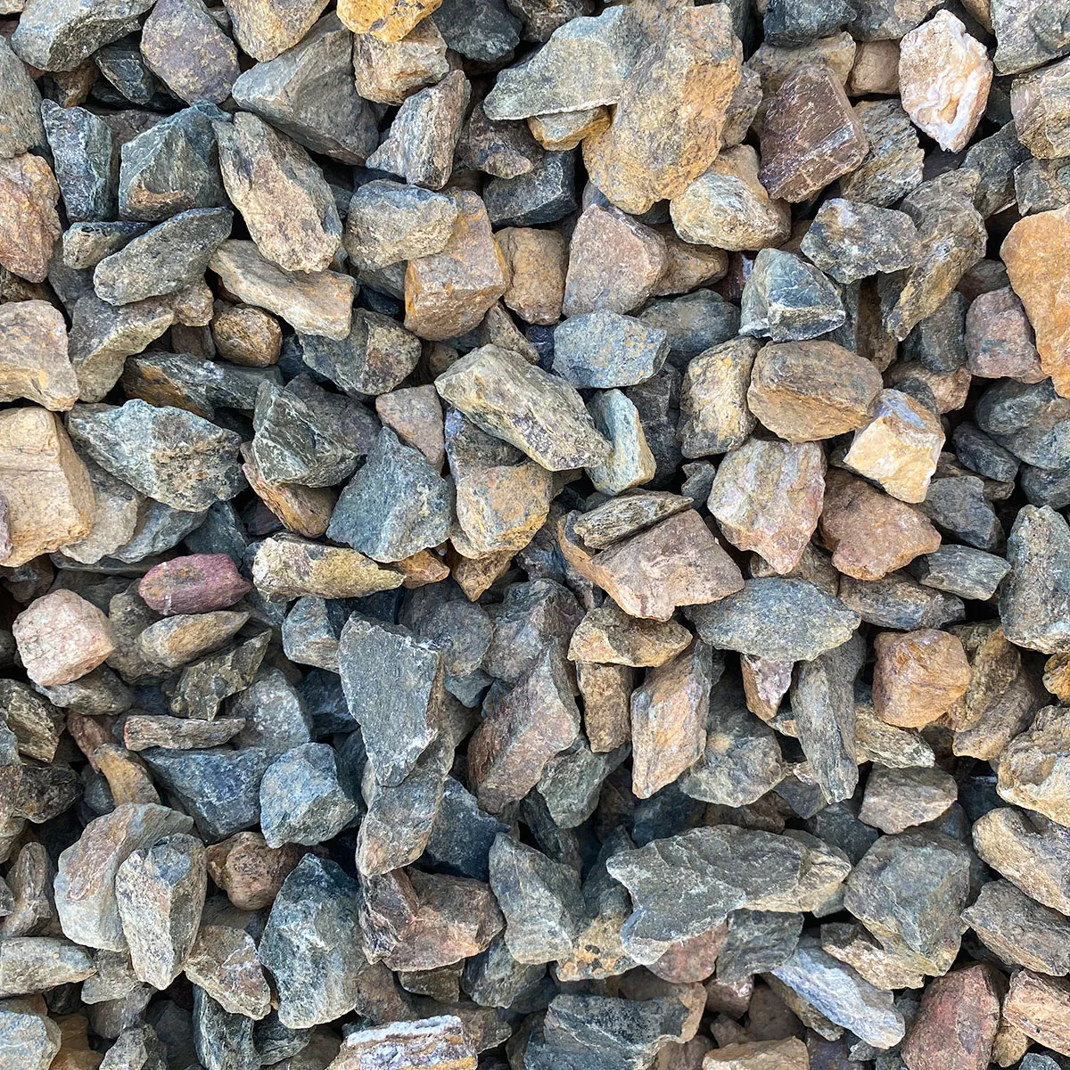 Cinnamon Brown Gravel installed