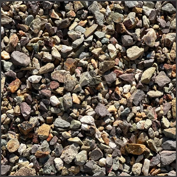 Copper Canyon Brown Gravel installed