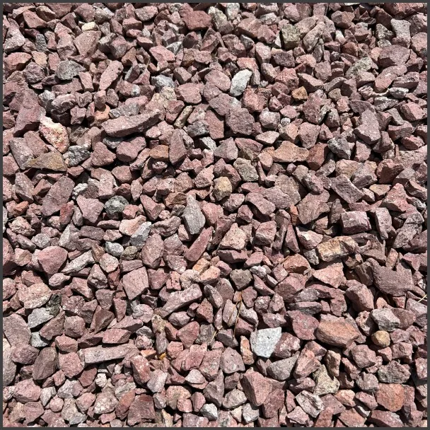 Desert Mauve Gravel installed