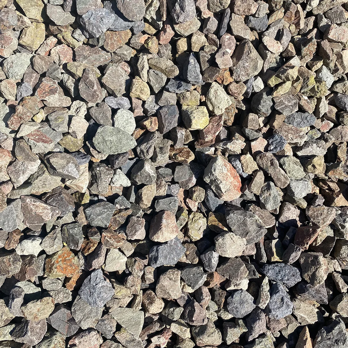 Mountain Vista Brown Gravel installed