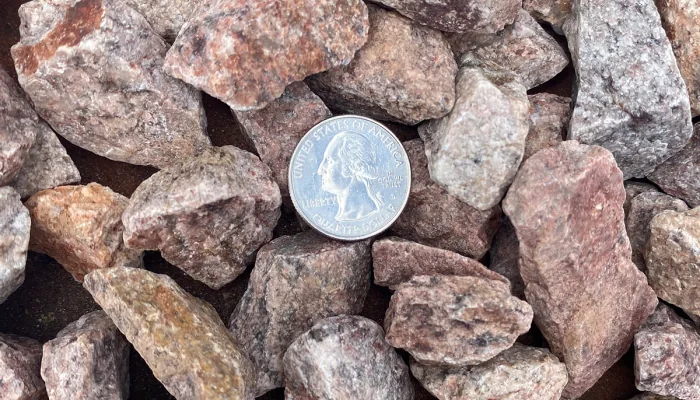 Pink Coral Gravel, 1"