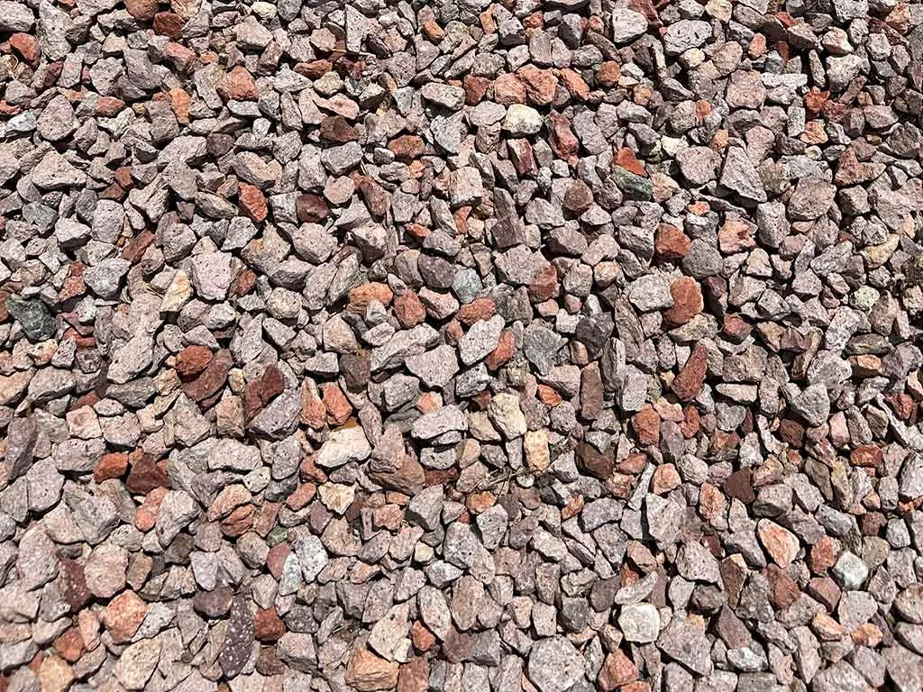Santa Fe Beige Gravel installed